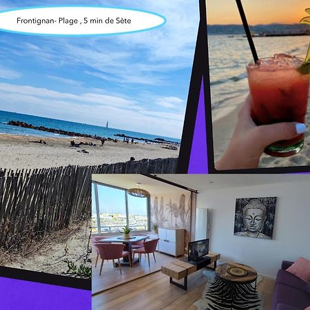 La Perle Bleue, 100 M De La Plage, Parking, Wifi フロンティニャン エクステリア 写真