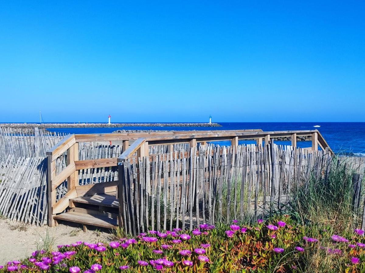 La Perle Bleue, 100 M De La Plage, Parking, Wifi フロンティニャン エクステリア 写真