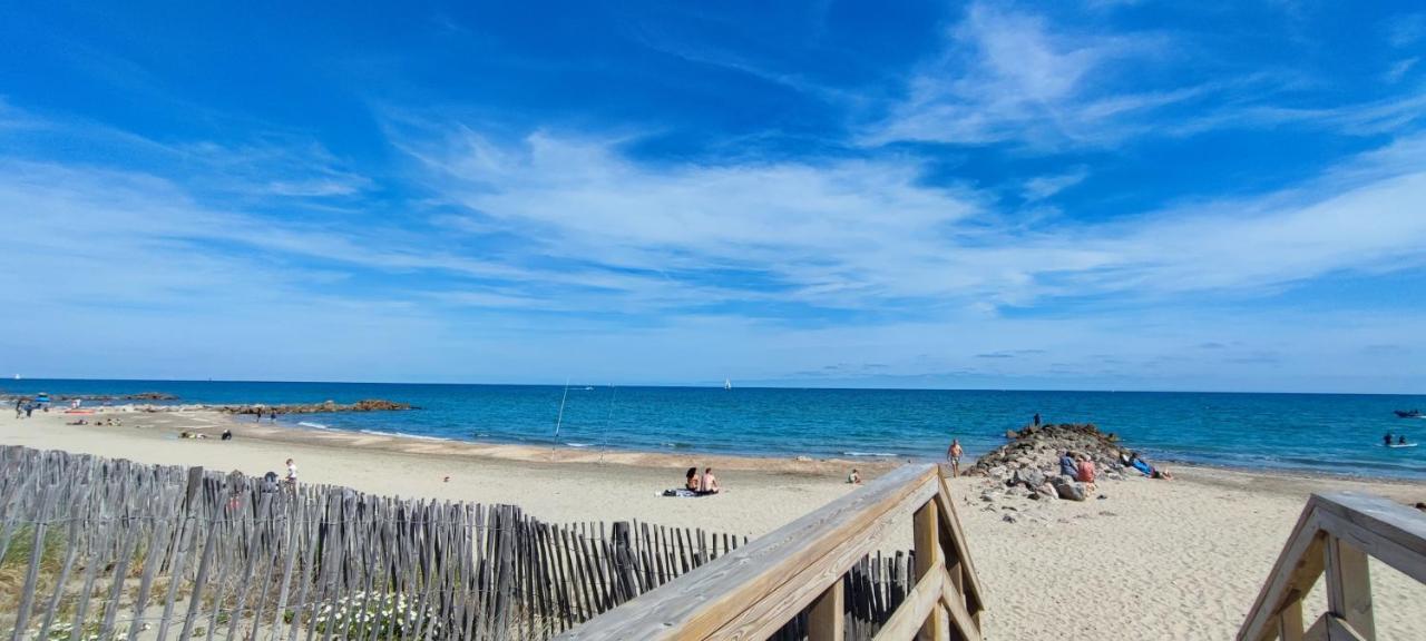 La Perle Bleue, 100 M De La Plage, Parking, Wifi フロンティニャン エクステリア 写真